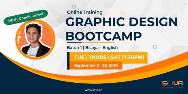 Batch 1 - 4-Week Online Image Editing Bootcamp by Coach Jumel - September 3 - Reservation