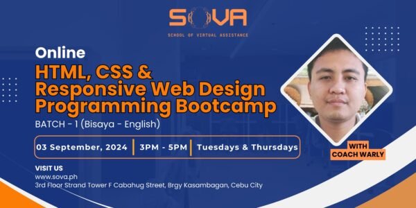 Batch 1 - 4-Week HTML, CSS & Responsive Web Design Programming Bootcamp by Coach Warly - September 3 - Reservation