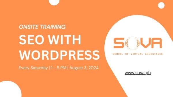 SEO with WordPress Cebu Face-to-Face Training with Coach Leandro - Aug 3, 2024 - Aug 24, 2024 - Limited Slots