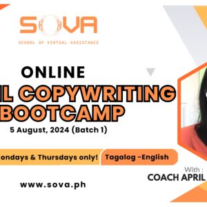 Batch 1 - 4-Week Online Email Copywriting Bootcamp with Coach April -Aug 5 - Reservation