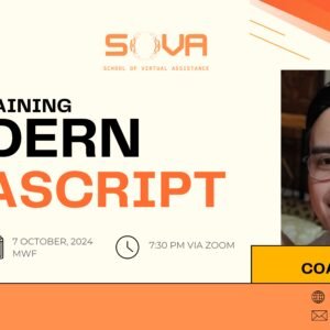 Batch 1 - 4-Week Online Modern JavaScript Bootcamp by Coach Arjay - October 7, 2024 - Reservation