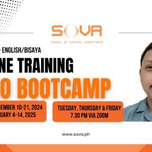 Batch 21 - 4-Week Online SEO Bootcamp by Coach Leandro - December 10 - Bisaya English