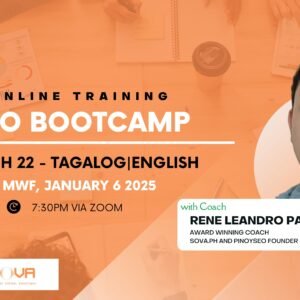 Batch 22 - 4-Week Online SEO Bootcamp by Coach Leandro - January 6, 2025 - Tagalog English (Reservation)