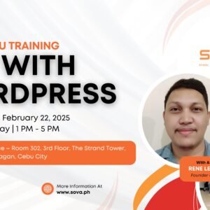 Batch 6 - 6-Week SEO with WordPress Cebu Face-to-Face Training with Coach Leandro - February 22, 2025 – March 29, 2025 - Limited Slots