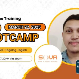 Batch 26 - 4-Week Online SEO Bootcamp by Coach Leandro - March 22, 2025 -April 24, 2025 - Tagalog English