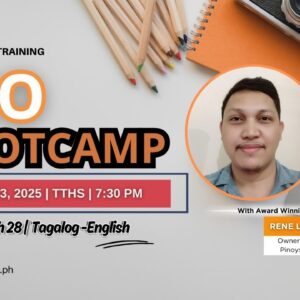Batch 28 - 4-Week Online SEO Bootcamp by Coach Leandro - May 3, 2025-June 3, 2025 - Tagalog English