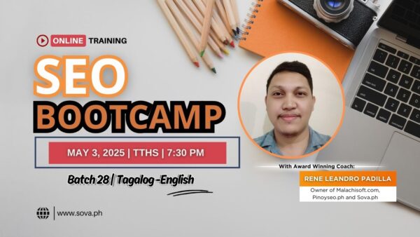 Batch 28 - 4-Week Online SEO Bootcamp by Coach Leandro - May 3, 2025-June 3, 2025 - Tagalog English