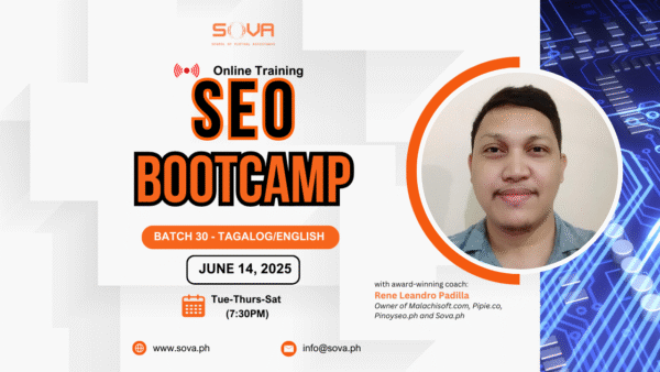Batch 30 - 4-Week Online SEO Bootcamp by Coach Leandro - June 14, 2025-July 15, 2025 - Tagalog-English-(Reservations)