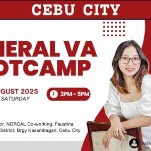 Batch 25 – 4 Week General Virtual Assistant Face-to-Face Training with Coach Fiona – August 2, 2025 – August 23, 2025