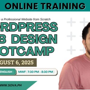 Batch 4 - 4-Week WordPress Web Design Bootcamp by Coach Bam - August 6, 2025 - Bisaya- English