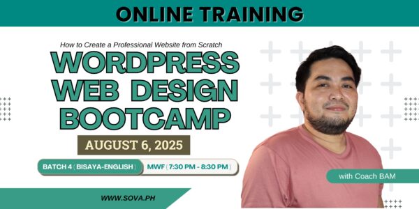 Batch 4 - 4-Week WordPress Web Design Bootcamp by Coach Bam - August 6, 2025 - Bisaya- English