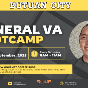Batch 28 – 4 Week General Virtual Assistant Butuan Face-to-Face Training with Coach Jap – September 13, 2025