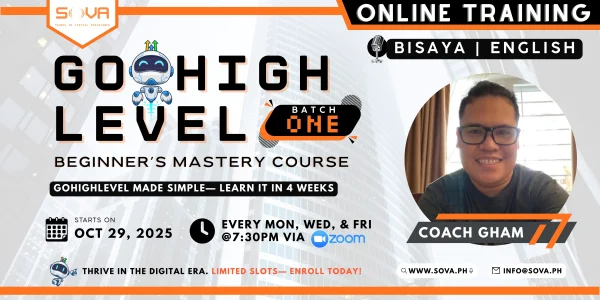 Batch 1 – 4 Week Online GoHighLevel Bootcamp with Coach Ghamay – October 29, 2025 - Reservations